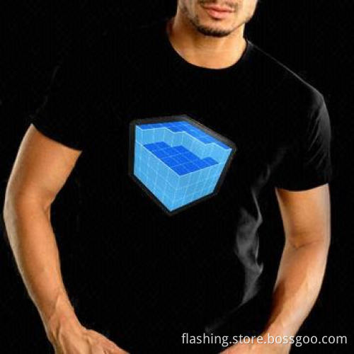 Hot Selling Flashing LED T-shirt